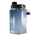 Skin Decal Wrap for Yeti Half Gallon Jug Bokeh Hex Blue - JUG NOT INCLUDED by WraptorSkinz
