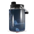 Skin Decal Wrap for Yeti Half Gallon Jug Bokeh Music Blue - JUG NOT INCLUDED by WraptorSkinz