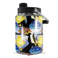 Skin Decal Wrap for Yeti Half Gallon Jug Tropical Fish 01 Black - JUG NOT INCLUDED by WraptorSkinz