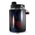 Skin Decal Wrap for Yeti Half Gallon Jug Floating Coral Black - JUG NOT INCLUDED by WraptorSkinz