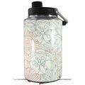 Skin Decal Wrap for Yeti 1 Gallon Jug Flowers Pattern 02 - JUG NOT INCLUDED by WraptorSkinz