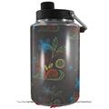 Skin Decal Wrap for Yeti 1 Gallon Jug Flowers Pattern 07 - JUG NOT INCLUDED by WraptorSkinz