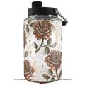 Skin Decal Wrap for Yeti 1 Gallon Jug Flowers Pattern Roses 20 - JUG NOT INCLUDED by WraptorSkinz