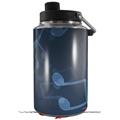 Skin Decal Wrap for Yeti 1 Gallon Jug Bokeh Music Blue - JUG NOT INCLUDED by WraptorSkinz