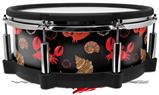 Skin Wrap works with Roland vDrum Shell PD-140DS Drum Crabs and Shells Black (DRUM NOT INCLUDED)