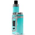 Skin Decal Wrap for Smok AL85 Alien Baby Bokeh Hex Neon Teal VAPE NOT INCLUDED