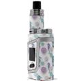 Skin Decal Wrap for Smok AL85 Alien Baby Seahorses and Shells White VAPE NOT INCLUDED