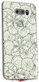 Skin Decal Wrap for LG V30 Flowers Pattern 05