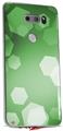 Skin Decal Wrap for LG V30 Bokeh Hex Green