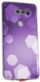 Skin Decal Wrap for LG V30 Bokeh Hex Purple