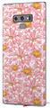 Decal style Skin Wrap compatible with Samsung Galaxy Note 9 Flowers Pattern 12