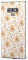Decal style Skin Wrap compatible with Samsung Galaxy Note 9 Flowers Pattern 15