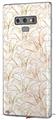 Decal style Skin Wrap compatible with Samsung Galaxy Note 9 Flowers Pattern 17
