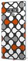 Decal style Skin Wrap compatible with Samsung Galaxy Note 9 Locknodes 05 Burnt Orange