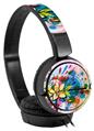 Decal style Skin Wrap for Sony MDR ZX110 Headphones Floral Splash (HEADPHONES NOT INCLUDED)