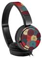 Decal style Skin Wrap for Sony MDR ZX110 Headphones Flowers Pattern 04 (HEADPHONES NOT INCLUDED)