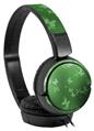 Decal style Skin Wrap for Sony MDR ZX110 Headphones Bokeh Butterflies Green (HEADPHONES NOT INCLUDED)