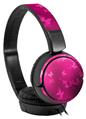 Decal style Skin Wrap for Sony MDR ZX110 Headphones Bokeh Butterflies Hot Pink (HEADPHONES NOT INCLUDED)