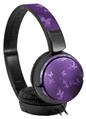 Decal style Skin Wrap for Sony MDR ZX110 Headphones Bokeh Butterflies Purple (HEADPHONES NOT INCLUDED)
