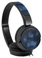 Decal style Skin Wrap for Sony MDR ZX110 Headphones Bokeh Hearts Blue (HEADPHONES NOT INCLUDED)