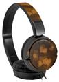 Decal style Skin Wrap for Sony MDR ZX110 Headphones Bokeh Hearts Orange (HEADPHONES NOT INCLUDED)