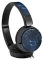 Decal style Skin Wrap for Sony MDR ZX110 Headphones Bokeh Music Blue (HEADPHONES NOT INCLUDED)
