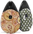 Skin Decal Wrap 2 Pack compatible with Suorin Drop Paisley Vect 01 VAPE NOT INCLUDED