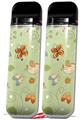 Skin Decal Wrap 2 Pack for Smok Novo v1 Birds Butterflies and Flowers VAPE NOT INCLUDED