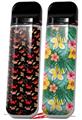 Skin Decal Wrap 2 Pack for Smok Novo v1 Crabs and Shells Black VAPE NOT INCLUDED