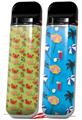 Skin Decal Wrap 2 Pack for Smok Novo v1 Crabs and Shells Sage Green VAPE NOT INCLUDED