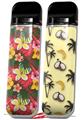 Skin Decal Wrap 2 Pack for Smok Novo v1 Beach Flowers 02 Coral VAPE NOT INCLUDED