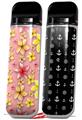 Skin Decal Wrap 2 Pack for Smok Novo v1 Beach Flowers Pink VAPE NOT INCLUDED