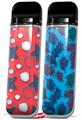 Skin Decal Wrap 2 Pack for Smok Novo v1 Starfish and Sea Shells Coral VAPE NOT INCLUDED