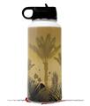 Skin Wrap Decal compatible with Hydro Flask Wide Mouth Bottle 32oz Summer Palm Trees (BOTTLE NOT INCLUDED)