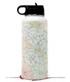 Skin Wrap Decal compatible with Hydro Flask Wide Mouth Bottle 32oz Flowers Pattern 02 (BOTTLE NOT INCLUDED)