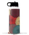 Skin Wrap Decal compatible with Hydro Flask Wide Mouth Bottle 32oz Flowers Pattern 04 (BOTTLE NOT INCLUDED)