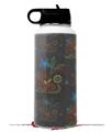 Skin Wrap Decal compatible with Hydro Flask Wide Mouth Bottle 32oz Flowers Pattern 07 (BOTTLE NOT INCLUDED)
