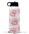 Skin Wrap Decal compatible with Hydro Flask Wide Mouth Bottle 32oz Flowers Pattern Roses 13 (BOTTLE NOT INCLUDED)