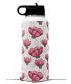 Skin Wrap Decal compatible with Hydro Flask Wide Mouth Bottle 32oz Flowers Pattern 16 (BOTTLE NOT INCLUDED)