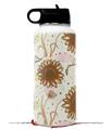 Skin Wrap Decal compatible with Hydro Flask Wide Mouth Bottle 32oz Flowers Pattern 19 (BOTTLE NOT INCLUDED)