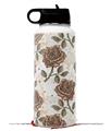 Skin Wrap Decal compatible with Hydro Flask Wide Mouth Bottle 32oz Flowers Pattern Roses 20 (BOTTLE NOT INCLUDED)