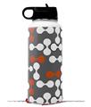 Skin Wrap Decal compatible with Hydro Flask Wide Mouth Bottle 32oz Locknodes 04 Burnt Orange (BOTTLE NOT INCLUDED)