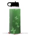 Skin Wrap Decal compatible with Hydro Flask Wide Mouth Bottle 32oz Bokeh Butterflies Green (BOTTLE NOT INCLUDED)