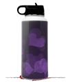 Skin Wrap Decal compatible with Hydro Flask Wide Mouth Bottle 32oz Bokeh Hearts Purple (BOTTLE NOT INCLUDED)