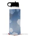Skin Wrap Decal compatible with Hydro Flask Wide Mouth Bottle 32oz Bokeh Hex Blue (BOTTLE NOT INCLUDED)