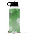 Skin Wrap Decal compatible with Hydro Flask Wide Mouth Bottle 32oz Bokeh Hex Green (BOTTLE NOT INCLUDED)