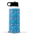 Skin Wrap Decal compatible with Hydro Flask Wide Mouth Bottle 32oz Seahorses and Shells Blue Medium (BOTTLE NOT INCLUDED)
