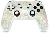 Skin Decal Wrap works with Original Google Stadia Controller Flowers Pattern 02 Skin Only CONTROLLER NOT INCLUDED