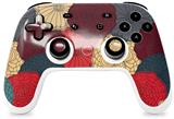 Skin Decal Wrap works with Original Google Stadia Controller Flowers Pattern 04 Skin Only CONTROLLER NOT INCLUDED
