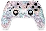 Skin Decal Wrap works with Original Google Stadia Controller Flowers Pattern 08 Skin Only CONTROLLER NOT INCLUDED